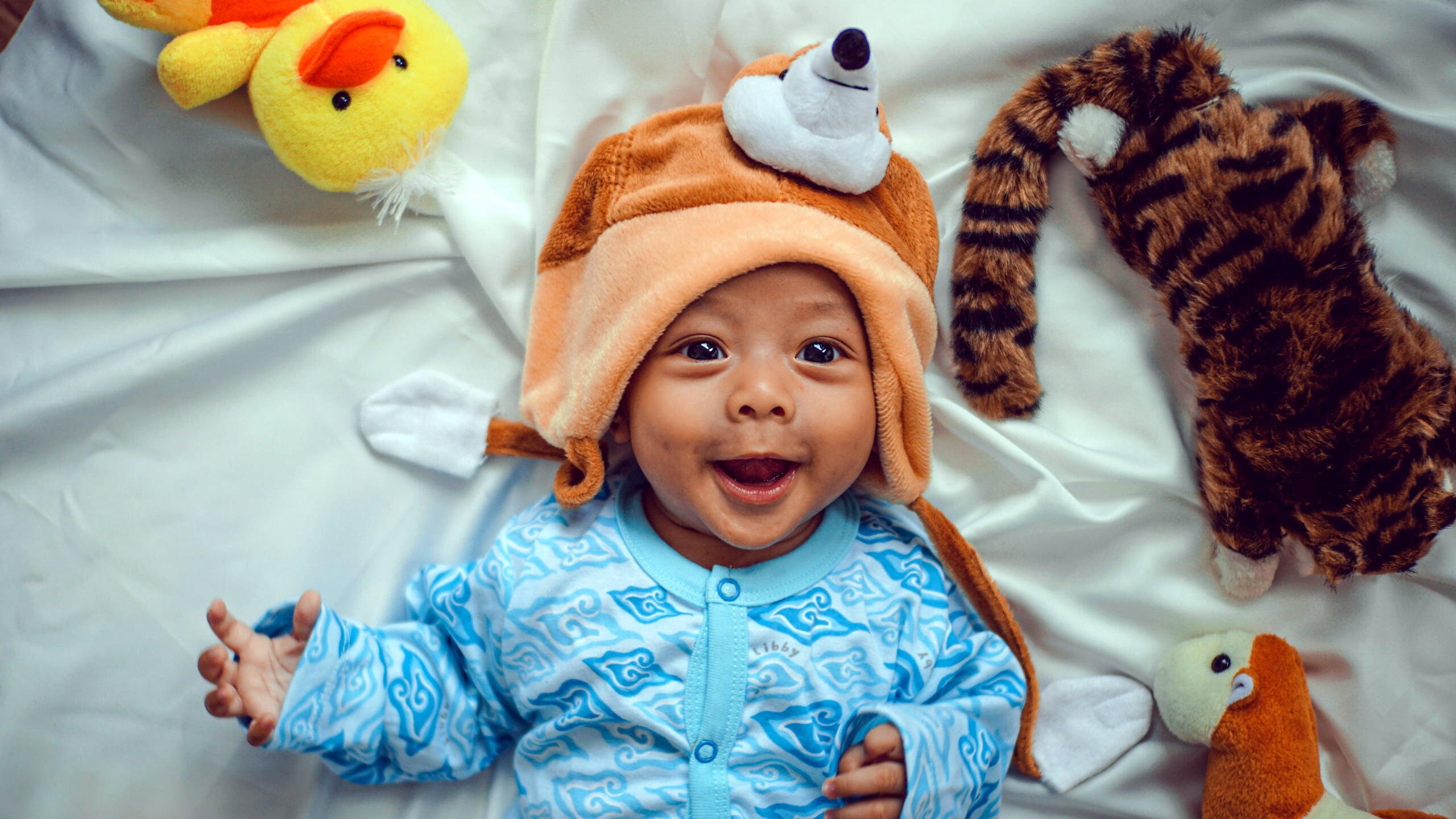 Happy baby at West Coast Pediatrics Clinic